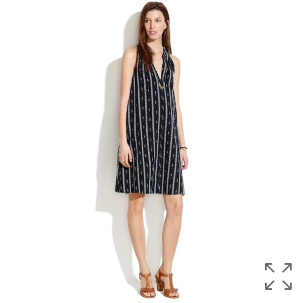 Madewell Ikat Stripe Dress